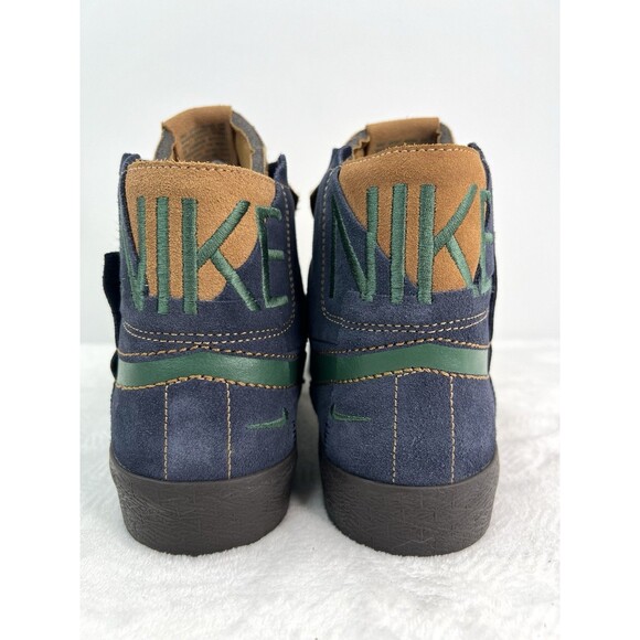 Nike SB Zoom Blazer Mid Premium Patchwork Sneaker Brown Obsidian Mens 10 New main image 8